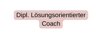 Dipl Lösungsorientierter Coach